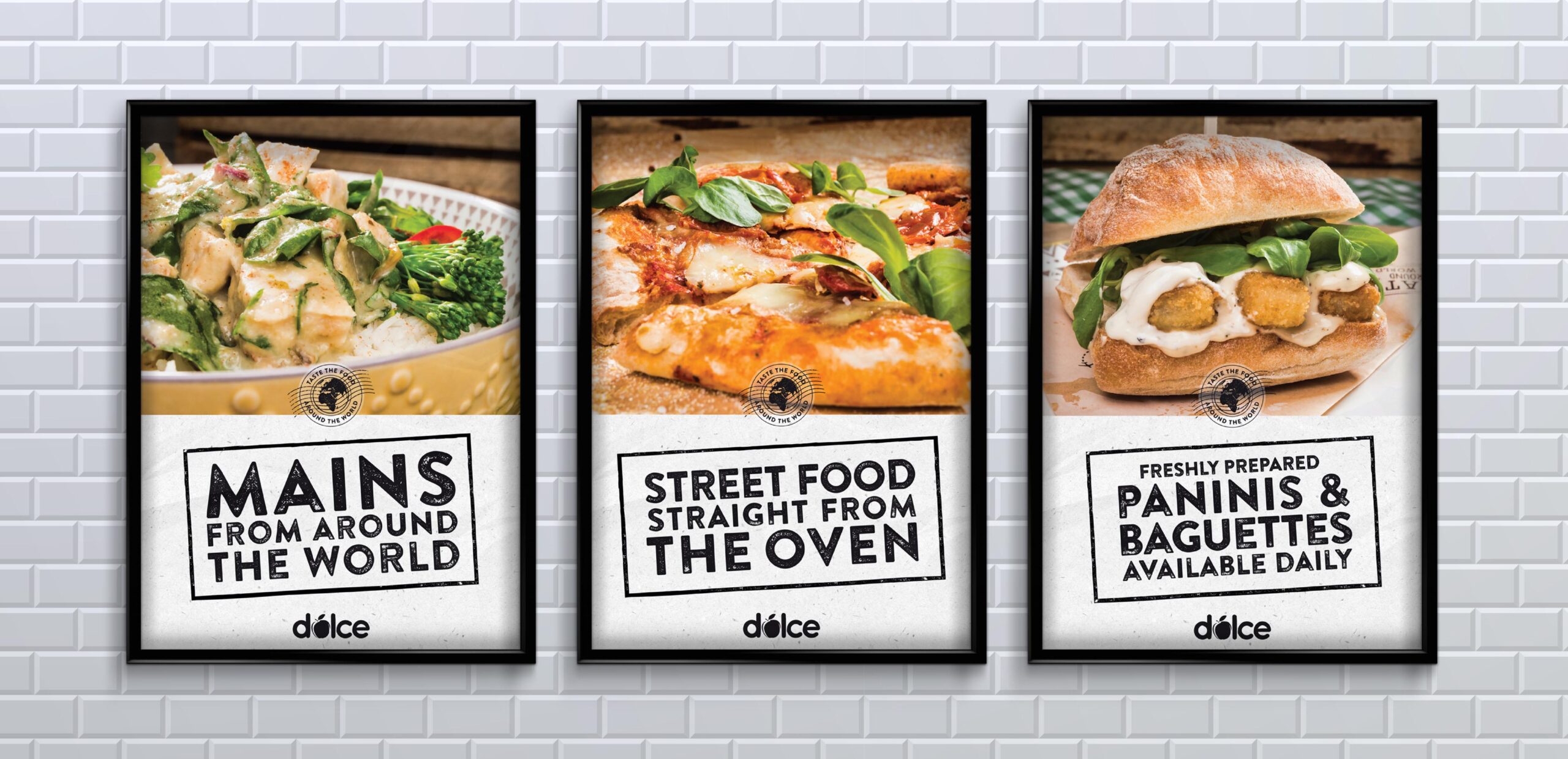 3 Posters of Dolce Fresh School Meals