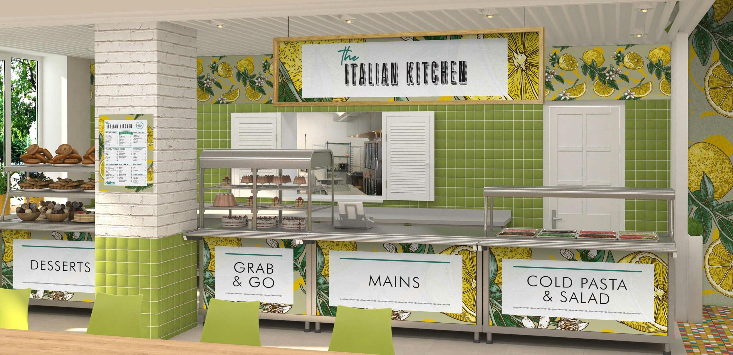 A Closer Look At Dolce Schools Catering Italian Kitchen Canteen