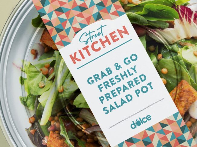 A Close Look At Dolce Street Kitchen Grab & Go Freshly Prepared Salad Pot